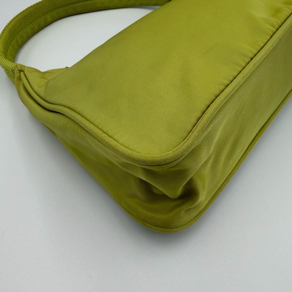 PRADA green tessuto hobo vintage - Picture 7 of 16